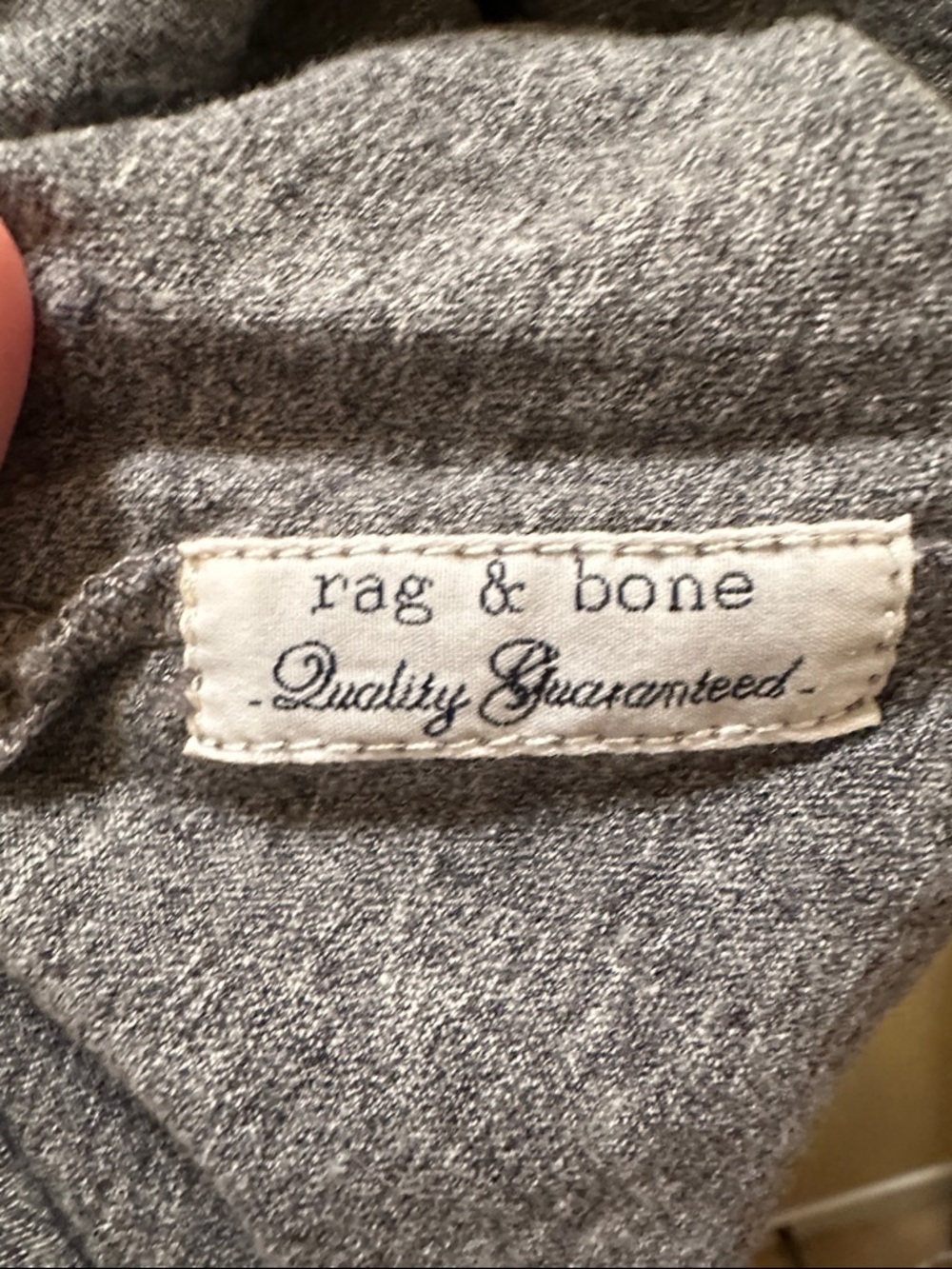 Rag and Bone Grey Vintage Merci T-Shirt Classic - Picture 11 of 14
